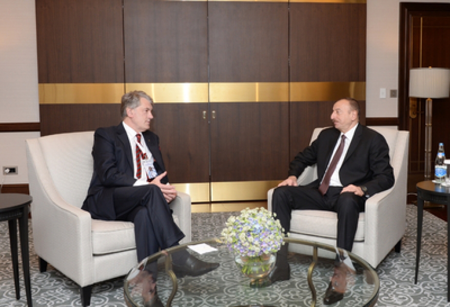 Le président azerbaïdjanais Ilham Aliyev a reçu l’ancien président ukrainien Victor Iouchenko VIDEO