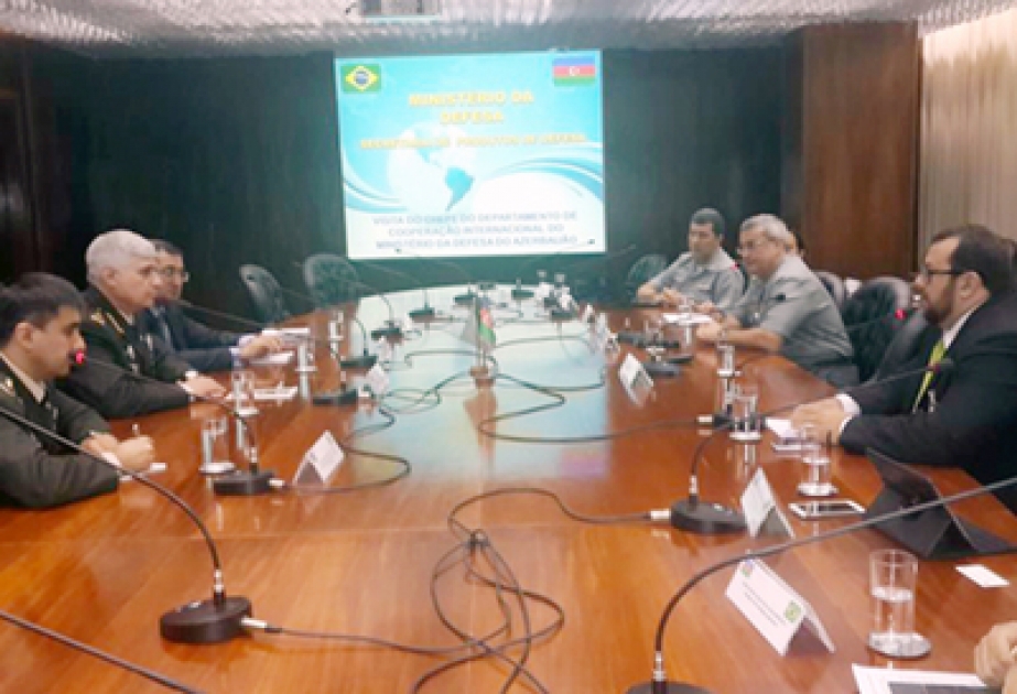 Azerbaijani Defence Ministry Delegation pays visit to Brazil