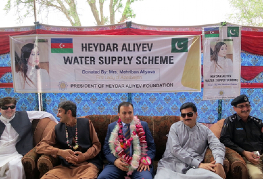 Ulu öndər Heydər Əliyevin anadan olmasının 91 illiyi münasibətilə Pakistanın Dera İsmayil Xan ərazisinin (Tayfalar ərazisi) Tank bölgəsində “Heydər Əliyev Su Təchizatı layihəsi”nin açılış mərasimi keçirilmişdir