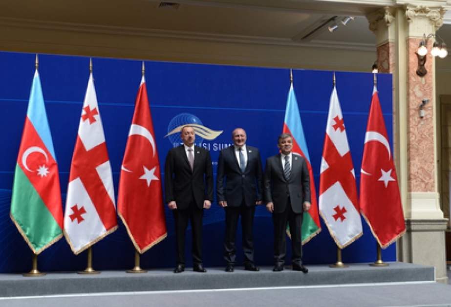 Trilateral summit of the presidents of Azerbaijan, Georgia and Turkey was held in Tbilisi VIDEO