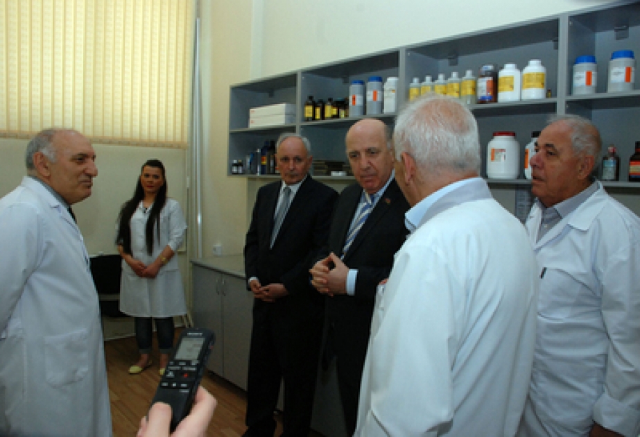 Səhiyyə naziri ATU-nun Stomatoloji Klinikasının nəzdində yeni tikilən tədris mərkəzinə baxış keçirmişdir