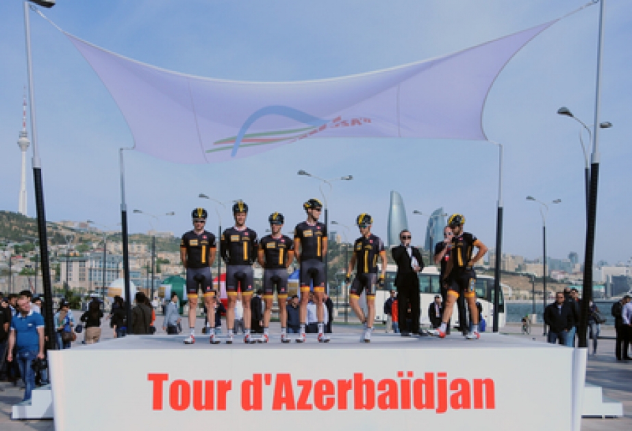 Tour d'Azerbaijan international cycling tour starts in Baku