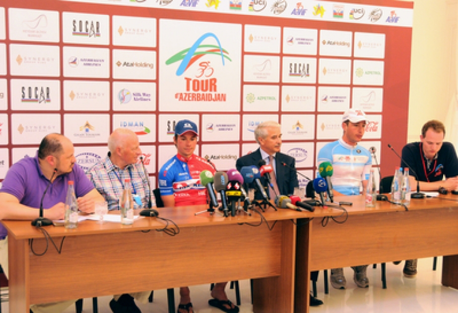 Лидеры велогонки «Тур Азербайджан» ответили на вопросы журналистов