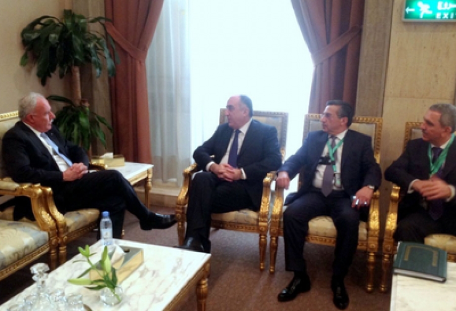 Azerbaijani FM meets Palestinian counterpart in Riyadh