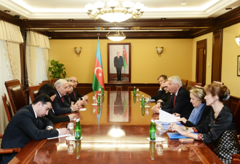 Azerbaijani Parliament Speaker meets CoE Secretary General
