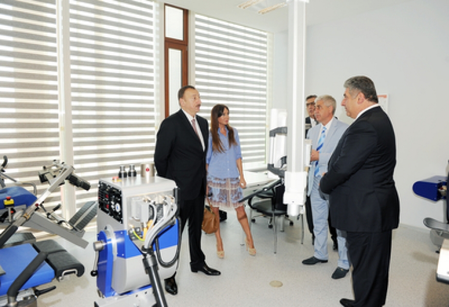 Le président Ilham Aliyev a assisté à l’ouverture de l’Institut national de la Médecine du sport, du Diagnostic et de la Réhabilitation VIDEO