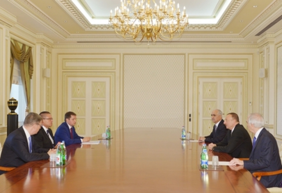 President Ilham Aliyev received the Minister of Economic Development of Russia VIDEO