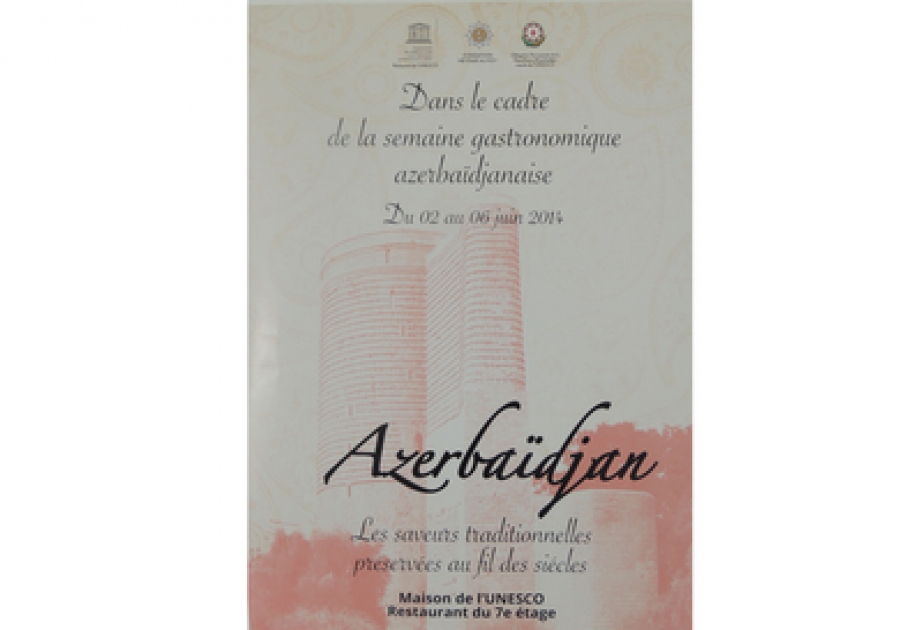 Les journées de la gastronomie azerbaïdjanaise à l’UNESCO