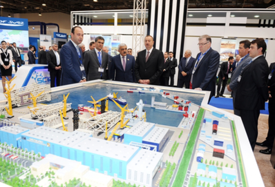 President Ilham Aliyev attended the 21st International Exhibition “Caspian Oil and Gas” in Baku VIDEO