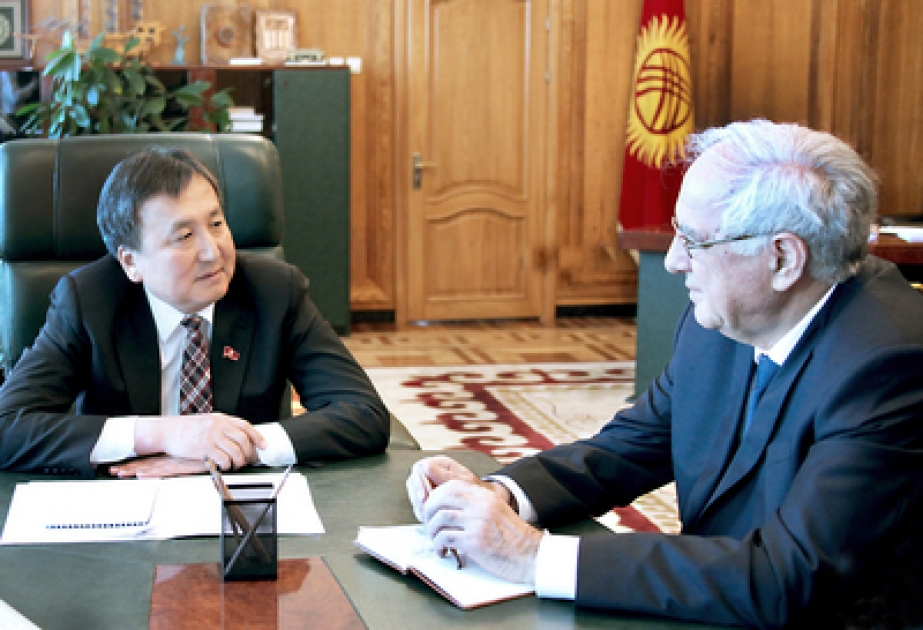 Azerbaijani ambassador meets Speaker of Kyrgyz Parliament