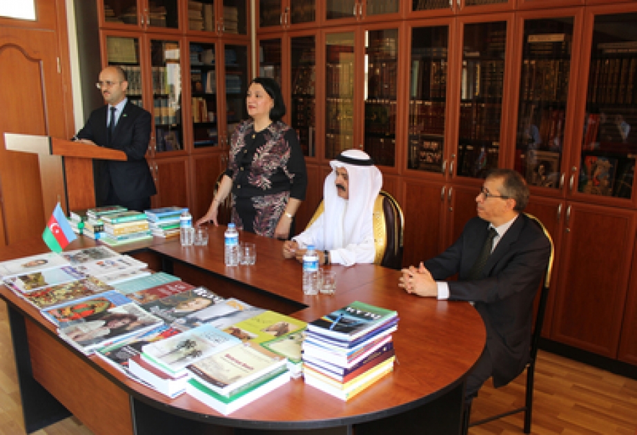 أعضاء مجموعة الصداقة البرلمانية السعودية الأذربيجانية في مجلس الشورى السعودي يزورون معهد الاستشراق التابع لأكاديمية العلوم الوطنية الأذربيجانية