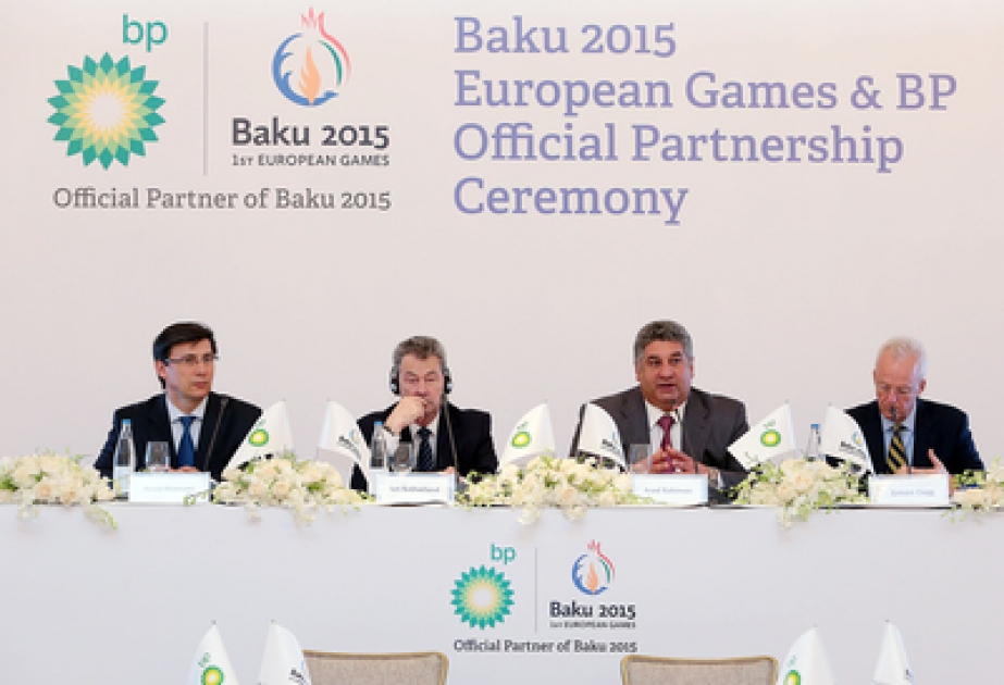 Между Операционным комитетом Европейских игр «Баку-2015» и компанией bp подписано партнерское соглашение