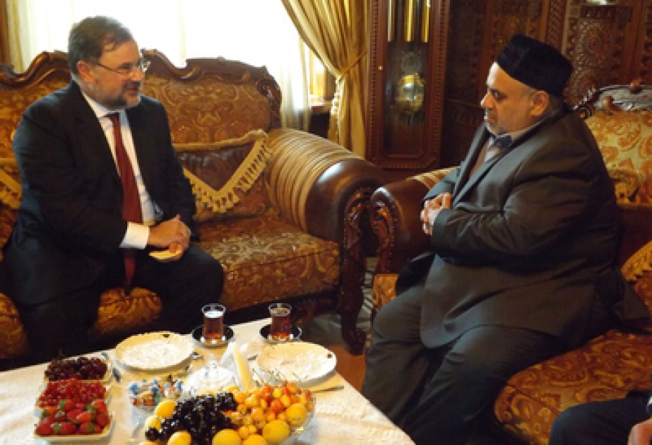 Chairman of Caucasian Muslims Office meets OSCE Project Co-ordinator in Baku