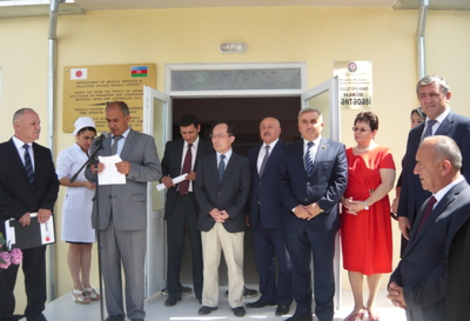 Yaponiya hökumətinin maliyyə dəstəyi ilə Masallı rayonunun Güllütəpə kəndində inşa edilmiş tibb məntəqəsi istifadəyə verilmişdir