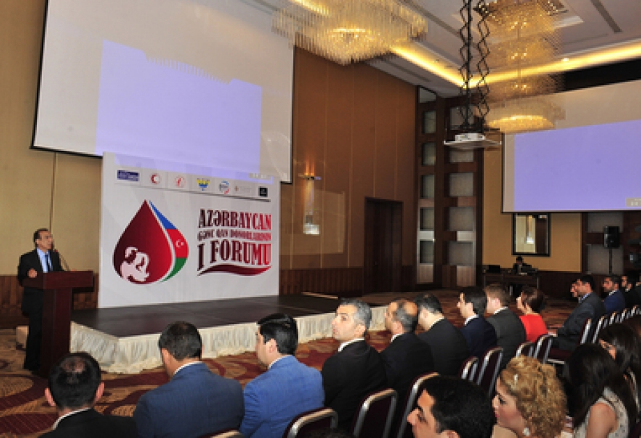 Bakıda Azərbaycan gənc qan donorlarının birinci forumu keçirilmişdir