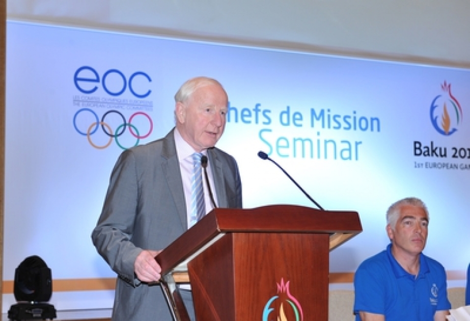 Baku 2015 European Games hosts successful Chefs de Mission Seminar