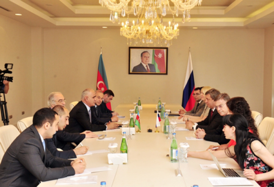 Azerbaijani Minister of Economy and Industry meets Russian Minister of Regional Development