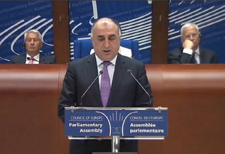 Xarici işlər naziri Elmar Məmmədyarov Avropa Şurasının Parlament Assambleyasının yay sessiyasında çıxış etmişdir
