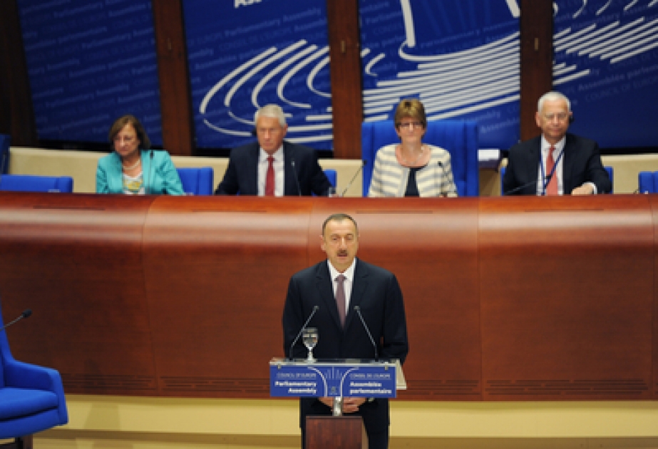 Le président azerbaïdjanais Ilham Aliyev a prononcé un discours à la session de l’Assemblée Parlementaire du Conseil de l’Europe VIDEO