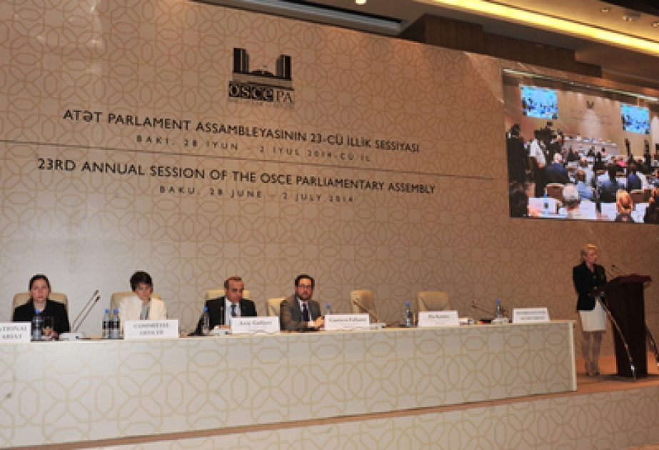 Meeting of General Committee on Political Affairs and Security kicks off in Baku as part of 23rd Annual Session of OSCE PA
