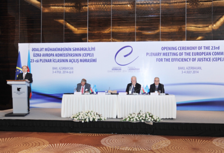 In Baku findet die Plenarsitzung der Europäischen Kommission für die Effizienz der Justiz statt