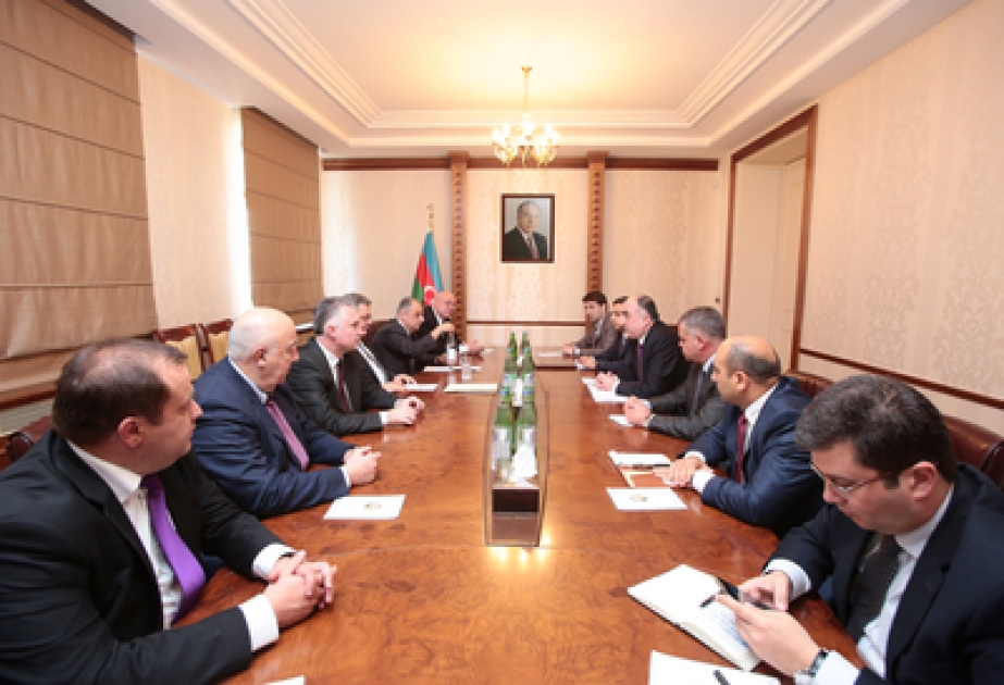 Azerbaijani FM meets Georgian Parliament Speaker
