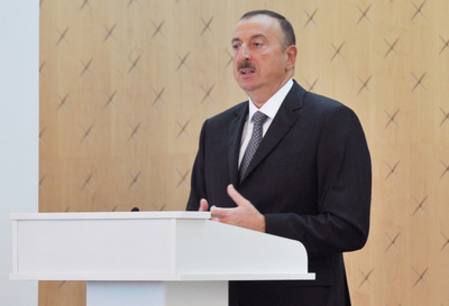 President Ilham Aliyev attended the 5th session of the heads of Azerbaijani diplomatic services