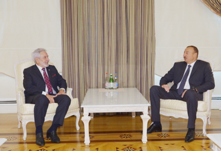 Aserbaidschans Präsident Ilham Aliyev hat den Außenminister von Nikaragua empfangen VIDEO
