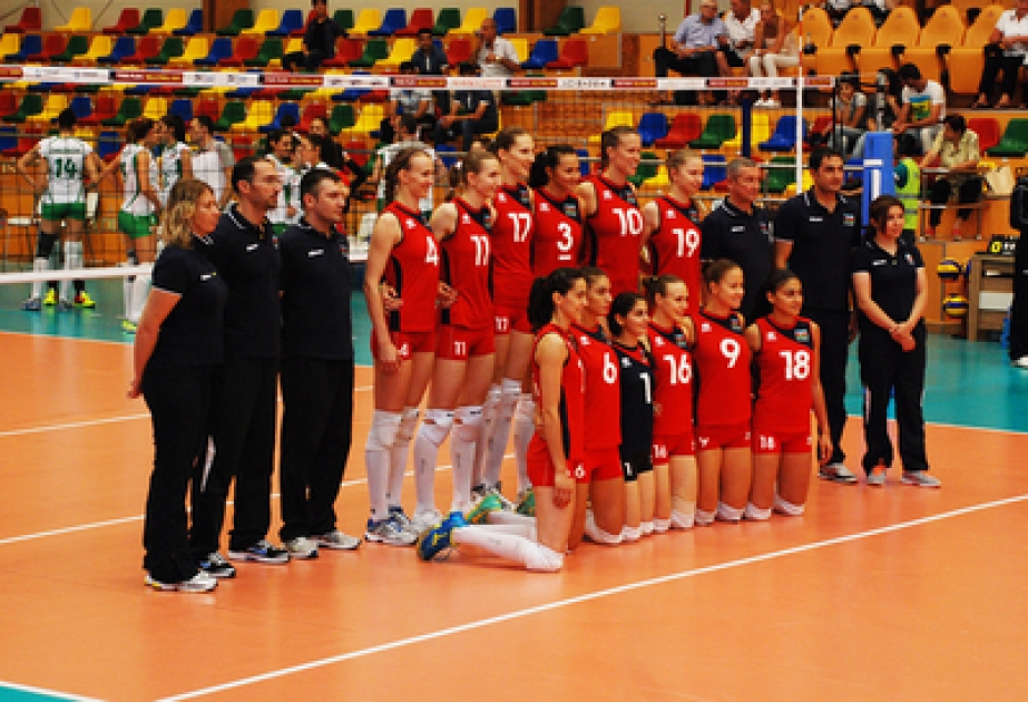Azerbaijani women's volleyball team beat Bulgaria 3-2