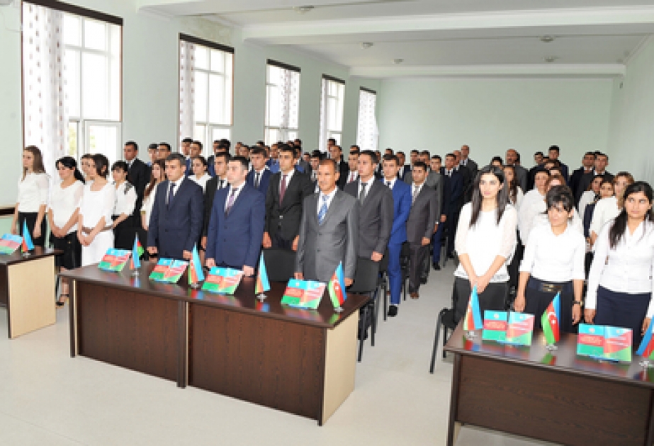 Naxçıvan şəhərində yeni fəaliyyətə başlayan 91 nəfər dövlət qulluqçusu and içib