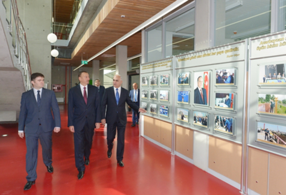 Le président Ilham Aliyev a participé à l’inauguration de la cimenterie «Norm» VİDEO