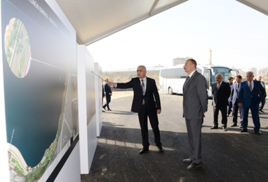 President Ilham Aliyev reviewed the environmental project around Lake Boyukshor and adjacent areas VIDEO