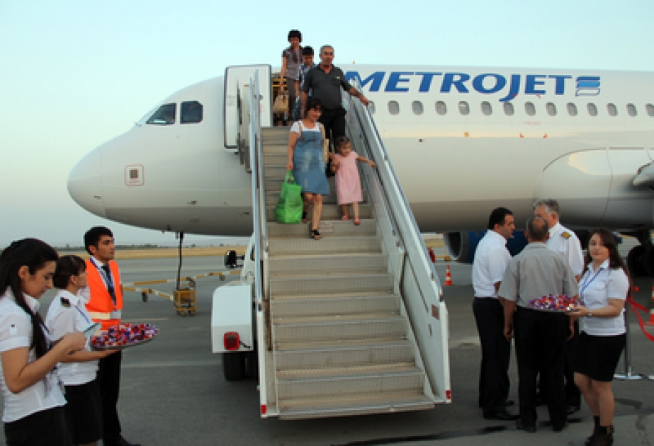 Российская авиакомпания «Metrojet» приступила к регулярным рейсам по маршруту Москва-Габала-Москва
