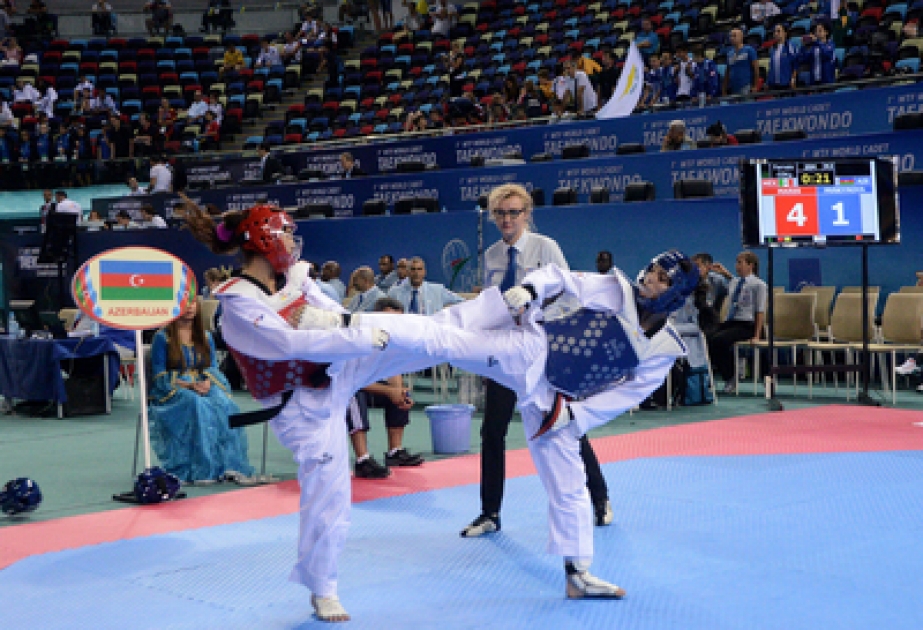 Les vainqueurs du troisième jour du championnat du monde de taekwondo cadets à Bakou