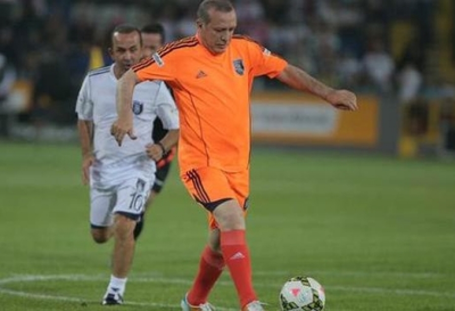Turkish PM inaugurates new Istanbul football stadium, plays in friendly
