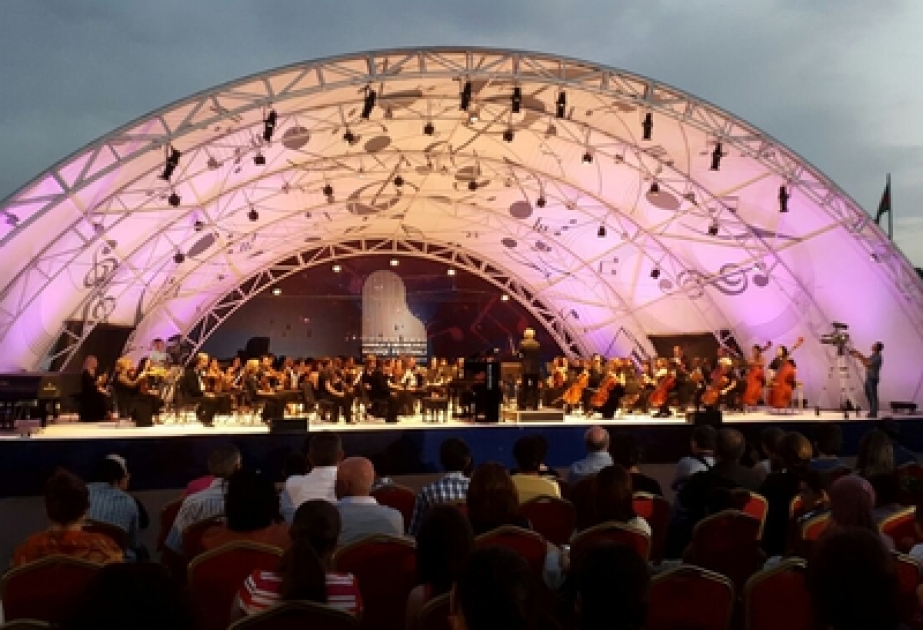 Johannesburg Philharmonic Orchestra performs as part of Gabala music festival
