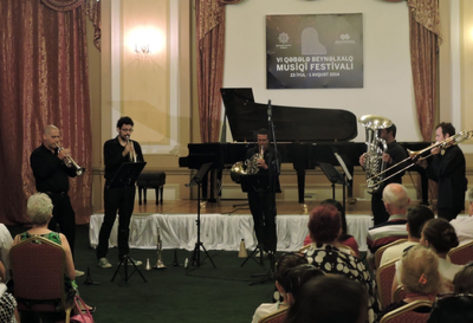 Im Rahmen des VI. Internationalen Festivals in Gabala trat ein Blasinstrumentenquintett aus Israel auf