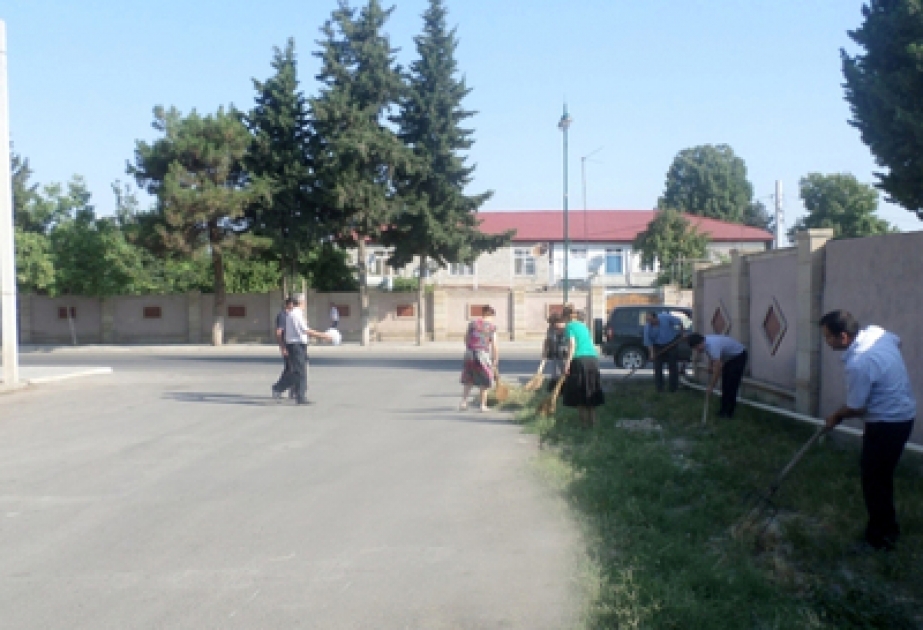 Ağstafa rayonunda ənənəvi şənbə iməciliyi keçirilib