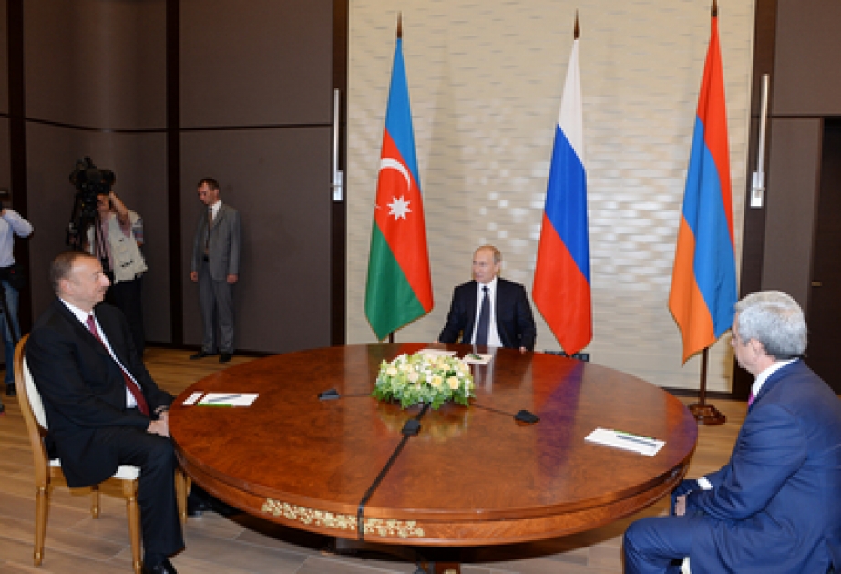 A joint meeting of the Presidents of Azerbaijan, Russia and Armenia was held in Sochi [ Updated] VIDEO