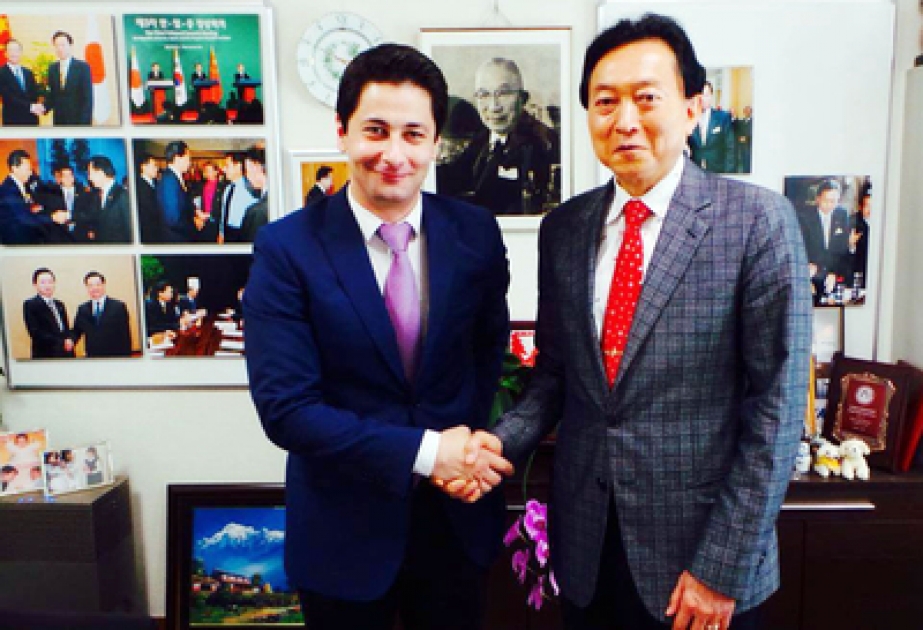 Former Japanese Premier becomes member of Nizami Ganjavi International Center
