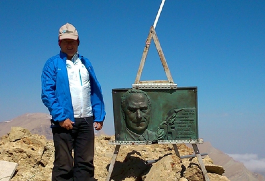 IFSC Vice President climbs Heydar and Shahdag summits
