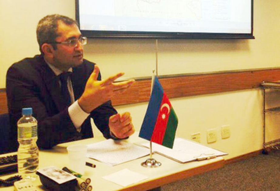 Səfir Elnur Sultanov Braziliyanın aparıcı beyin mərkəzində cəbhədəki son gərginlik barədə məlumat verib