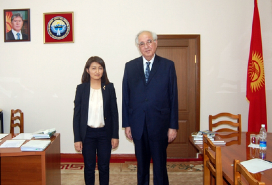 Azərbaycan səfiri Qırğızıstanın baş nazirinin müavini ilə ikitərəfli əlaqələri müzakirə edib