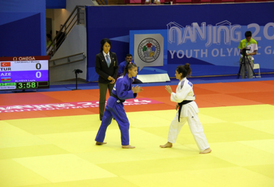 Azerbaijani female judo fighter claims silver at Nanjing Youth Olympic Games