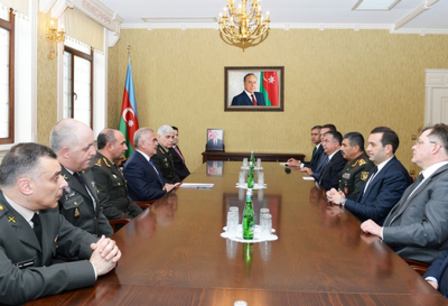 Chairman of Nakhchivan Supreme Assembly meets Turkish, Georgian defense ministers