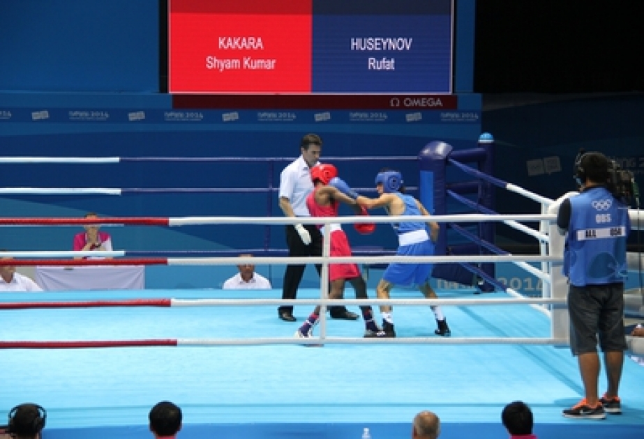 Azerbaijani boxer into semi-final of Nanjing Olympic Games