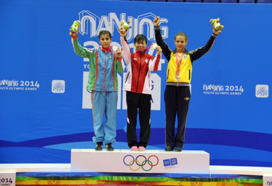 Azerbaijani female wrestler wins silver at Nanjing Olympics
