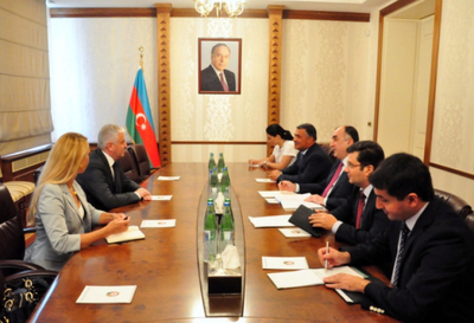 Azerbaijani FM meets incoming Lithuanian Ambassador