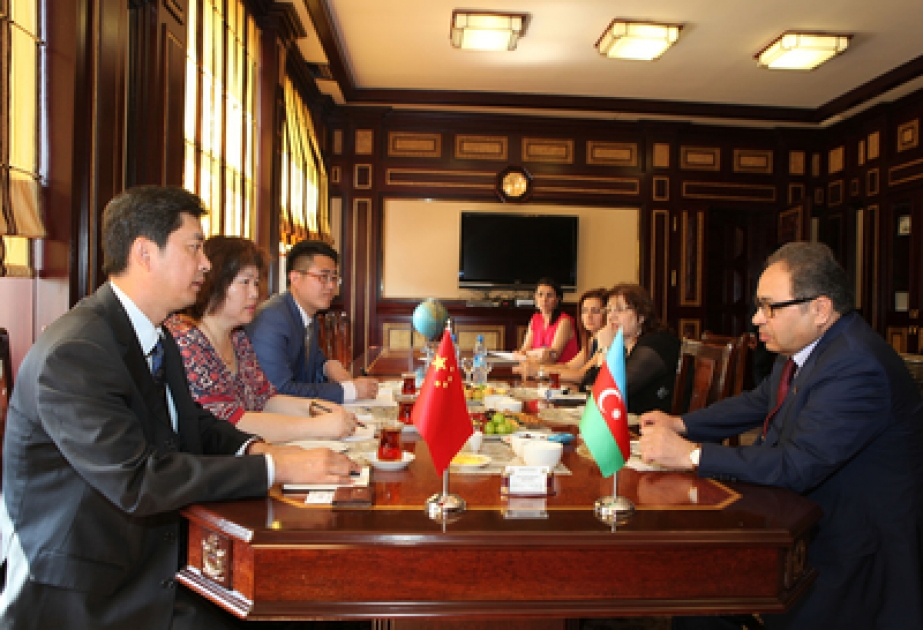 中华人民共和国上海大学代表团访问巴库国立大学