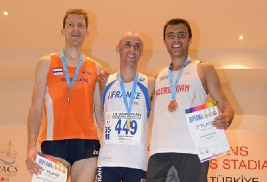 Aserbaidschanischer Athlet gewann eine Bronzemedaille bei der EM der Veteranen in Izmir
